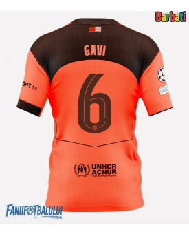 Barcelona Paez Gavi #6 Tricou Fotbal Replică 2025-26 Barbati Treilea